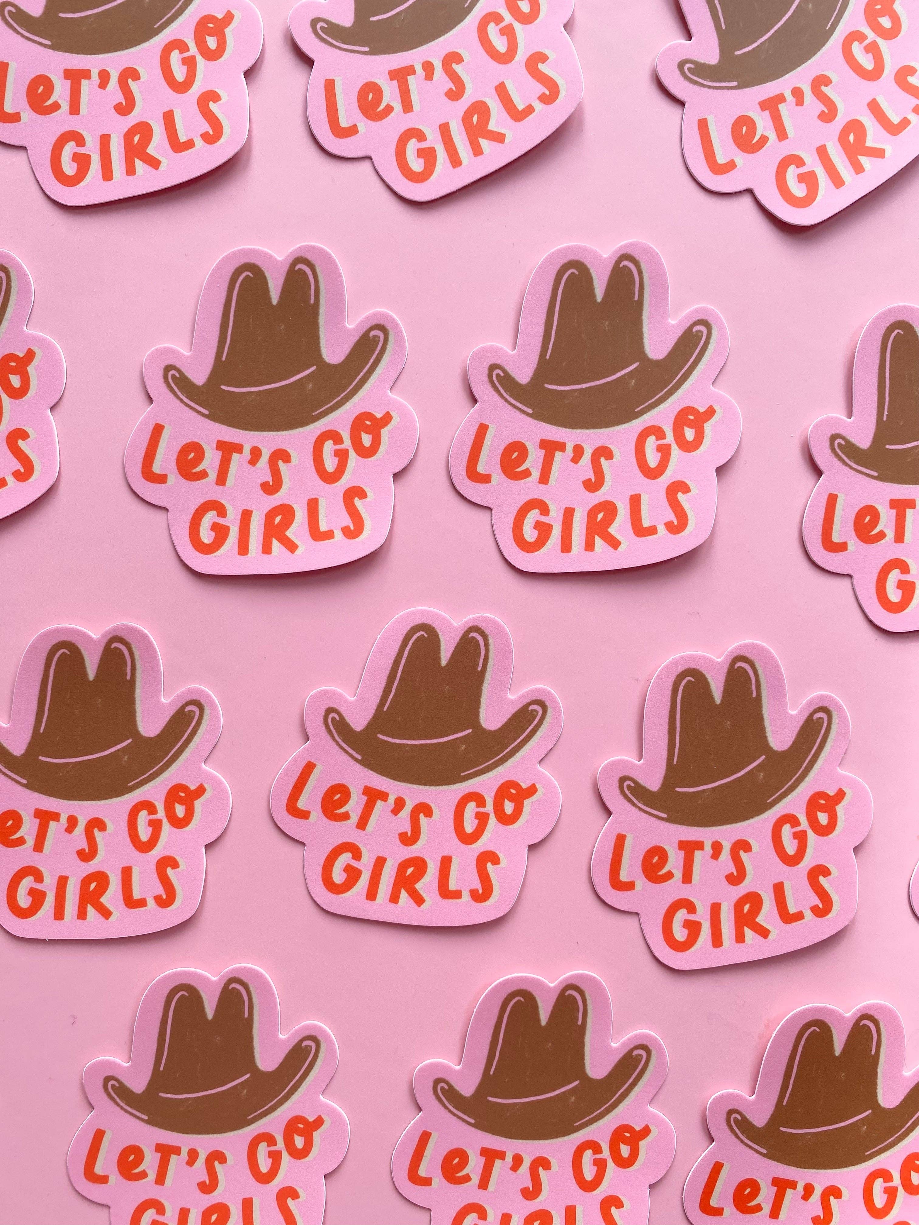 PaperHeart Studio - Wholesale Sticker - Lets Go Girls Sticker1