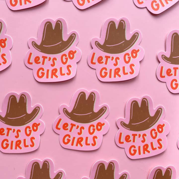 PaperHeart Studio - Wholesale Sticker - Lets Go Girls Sticker1