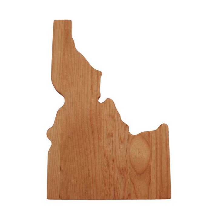 Idaho State Serving Board with Cheese Knife for wholesale by Out of the Woods of Oregon