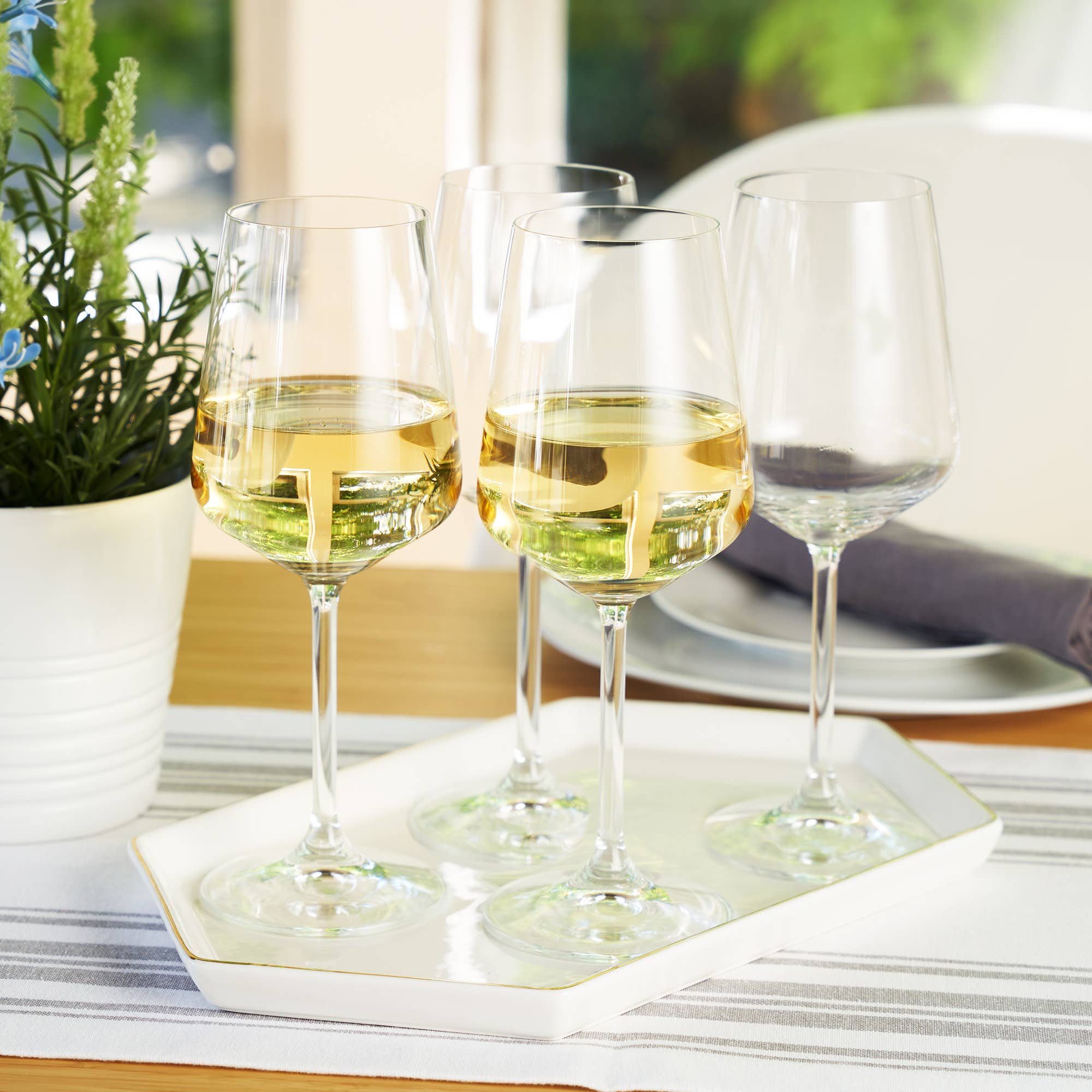 Spiegelau - Wholesale Wine Glass - Style Stemmed Crystal White Wine Glasses Set of 43