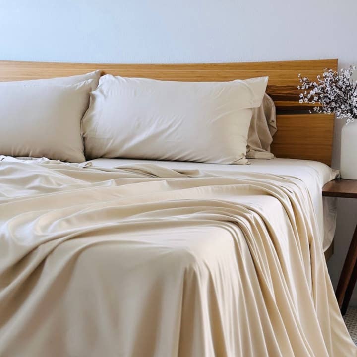 Bamboo Is Better - Wholesale Sheet Set - Copper Infused Bamboo Sheet Set - SUMMER SAND