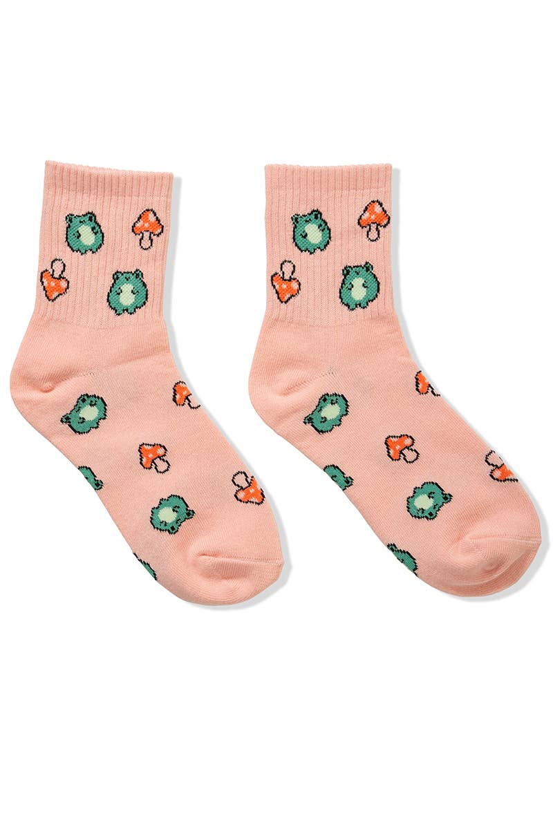 42POPS - Vente Chaussettes – femme - .Chaussettes Imprimées Cœur Amour Multi8