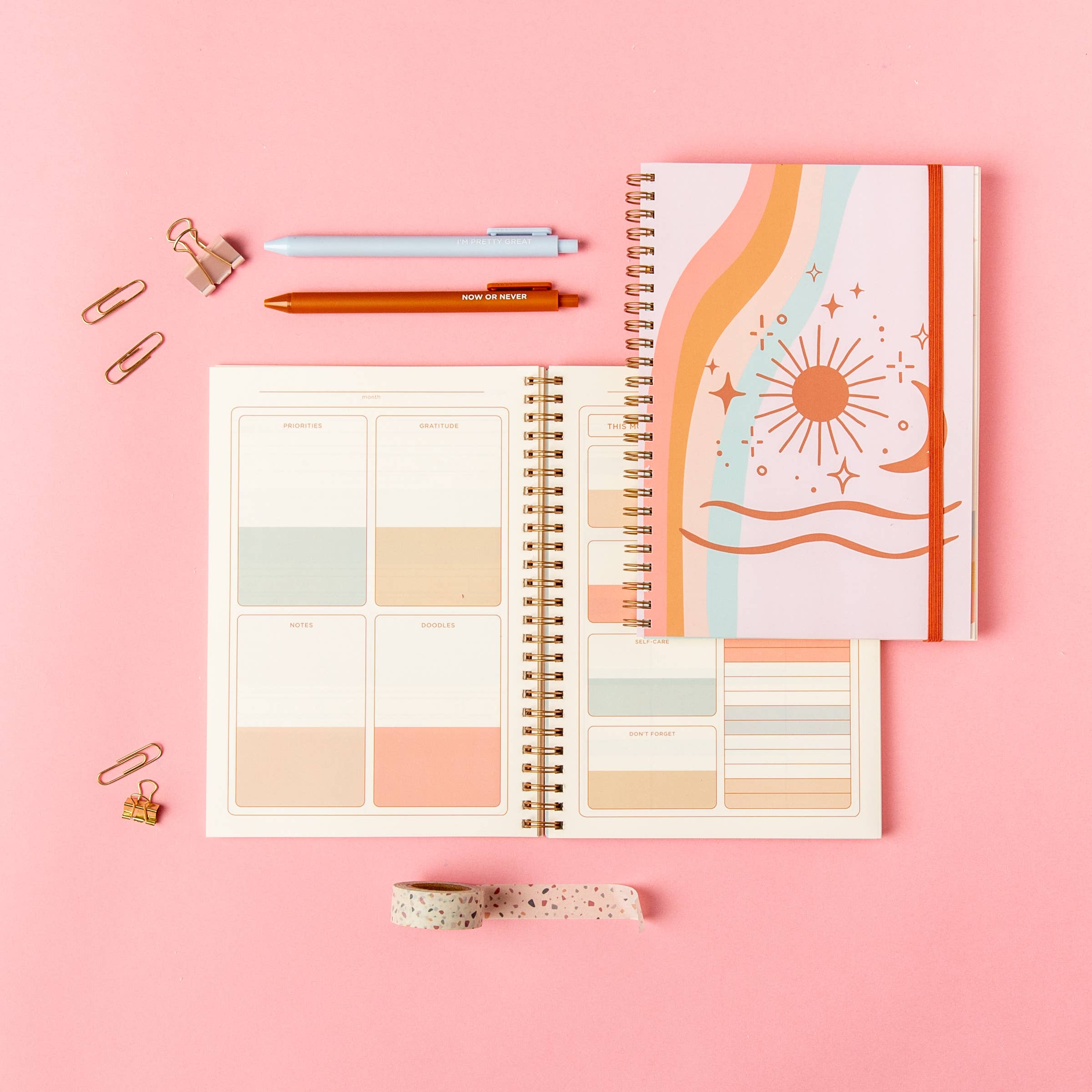 Talking Out of Turn – wholesale Planner – Perpetual Planner - Color Block4