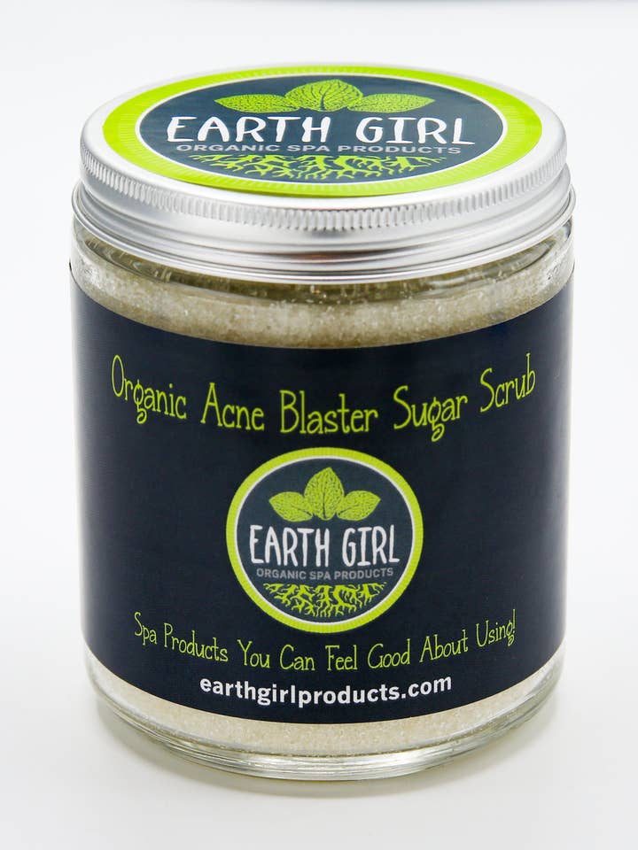 Organic Acne Blaster Sugar Scrub --- Din lösning för Happy för wholesale av Earth Girl Products