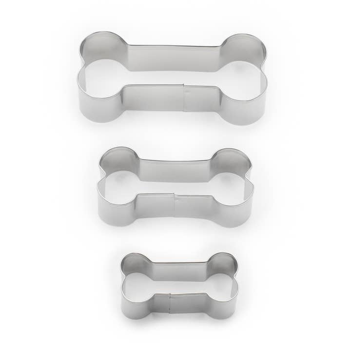 Conjunto Cortador de Bolachas Fox Run Dog Bone, 3 peças, 2” a 3,5" e outras tendências em Compre bolachas e biscoitos B2B. Devoluções gratuitas e condições de pagamento a 60 dias na Faire na Faire.