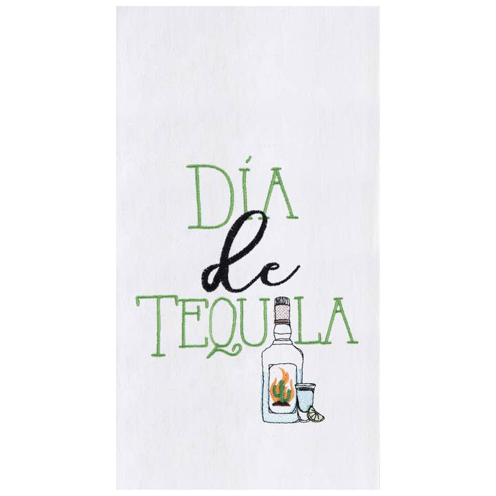 SALE Halloween Dia De Tequila Kitchen Towel for wholesale by C&F Home