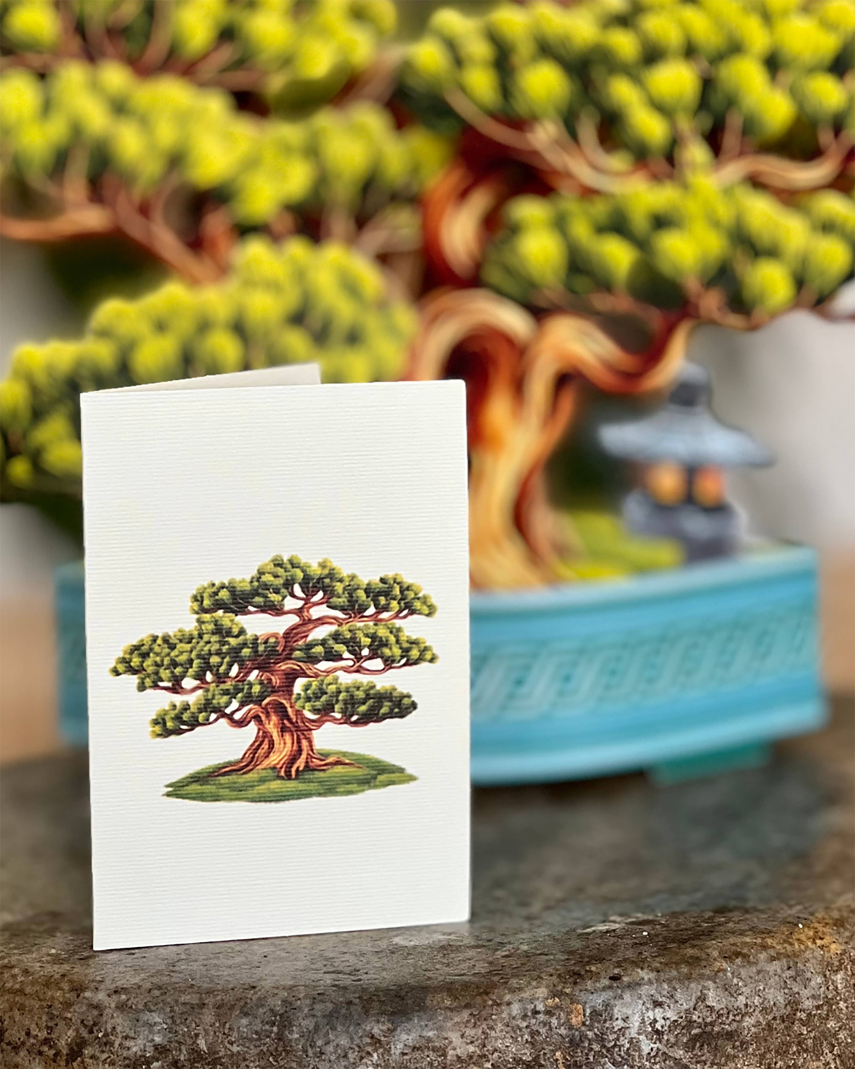 FreshCut Paper LLC - Wholesale Everyday Greeting Card - Wisdom Bonsai (8 Pop-up Greeting Cards)4