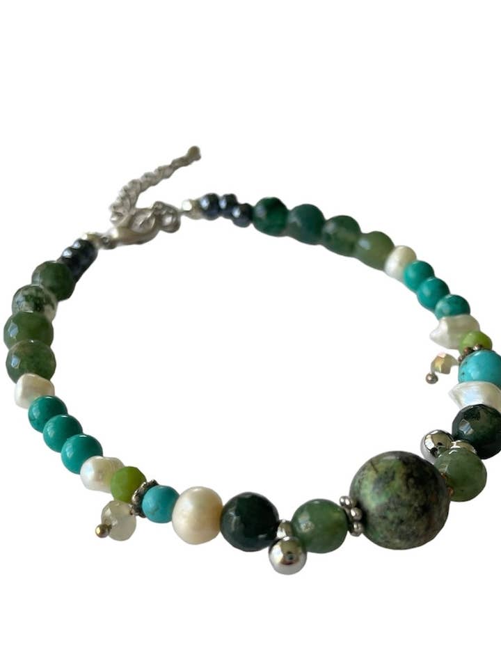 Pulseira Verde Misto por atacado de Standout Boutique