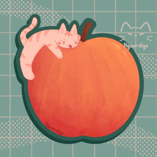 L'autocollant de chat de la Grosse Pomme pour la vente par Nyaomikyu