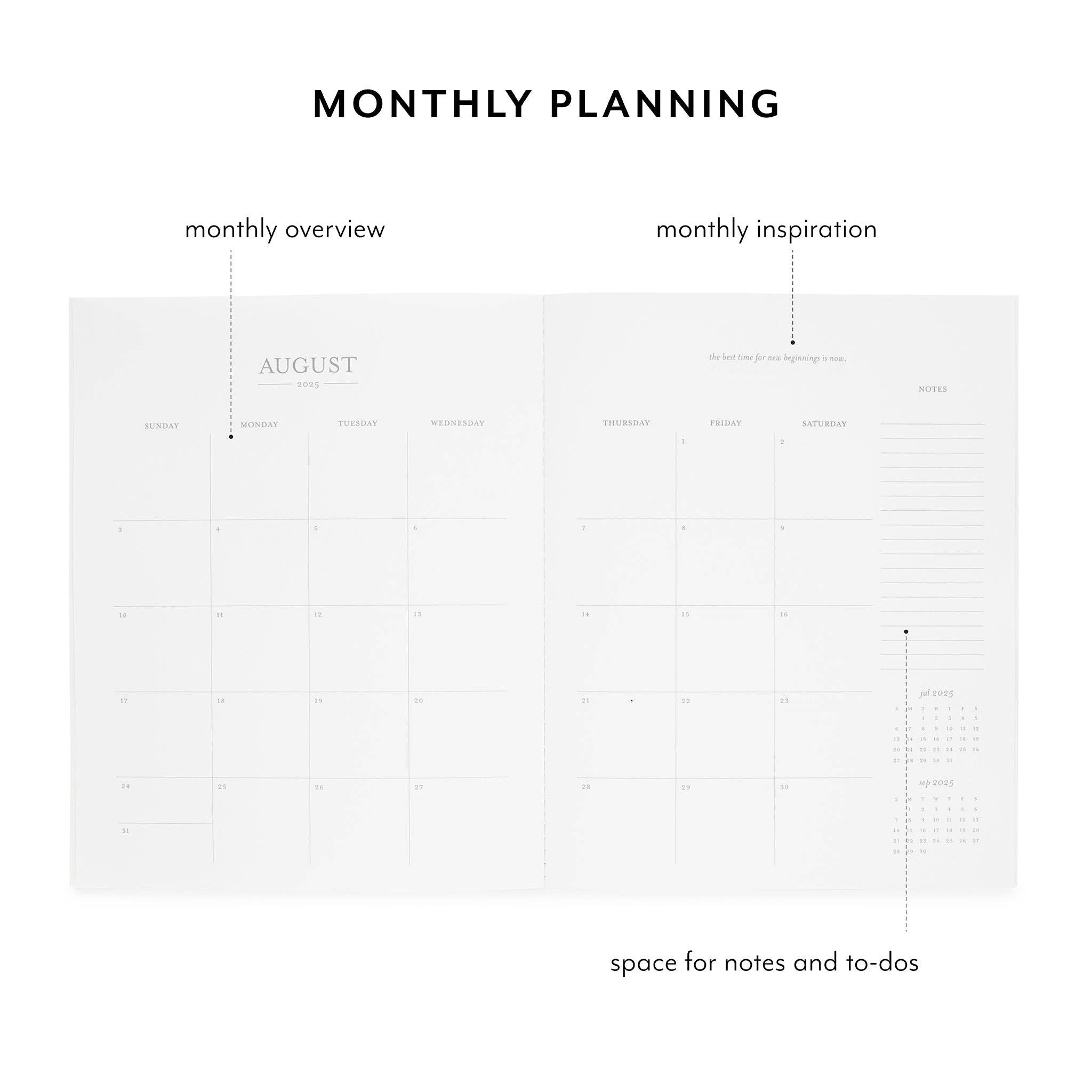 Sugar Paper - Wholesale Planner - 2026 Blush Monthly Planner1