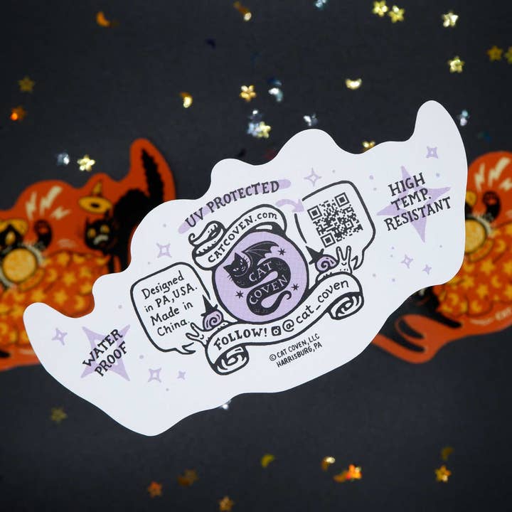 Cat Coven - Wholesale Sticker - Séance Fright - Sticker 1