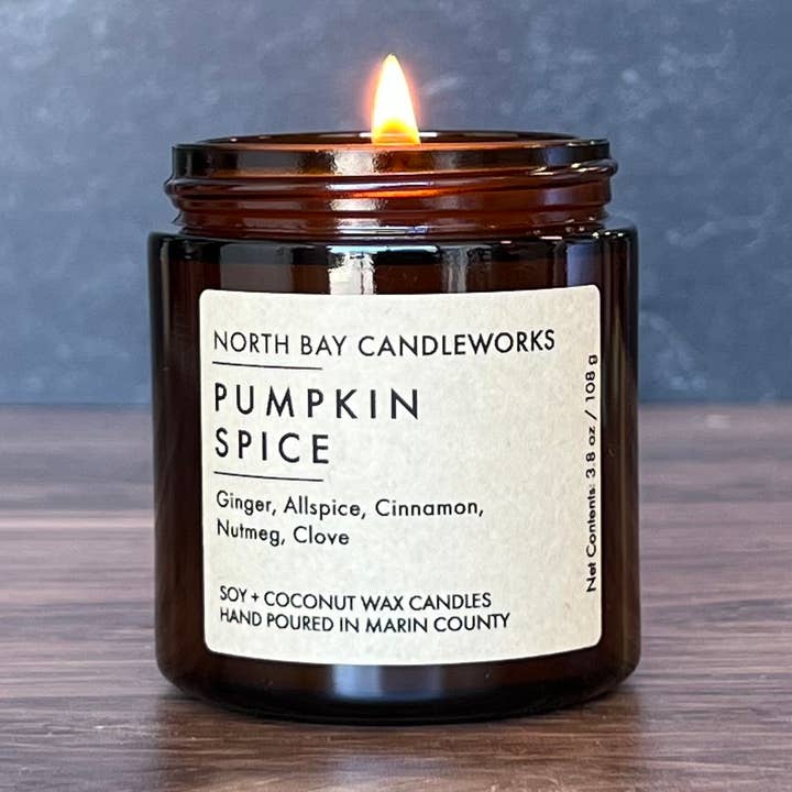 Pumpkin Spice (Standard Size, 3.8 oz) for wholesale by North Bay Candleworks