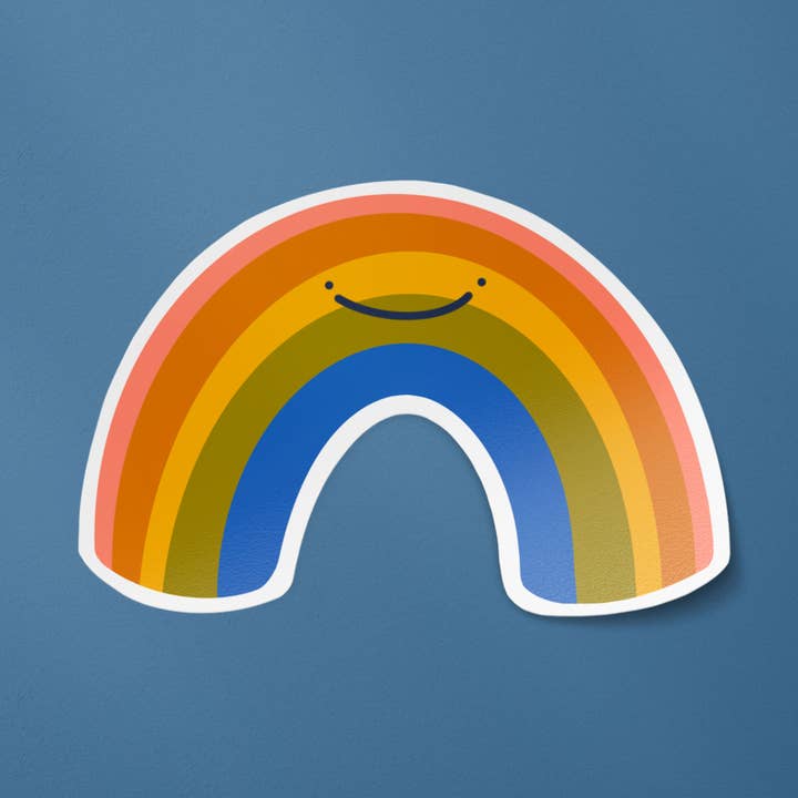 Rainbow Sticker for wholesale by Little Something Co.
