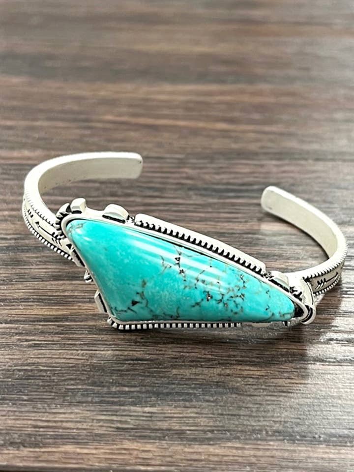 711330, Turquoise Cuff Bracelet for wholesale by ISAC Trading Inc