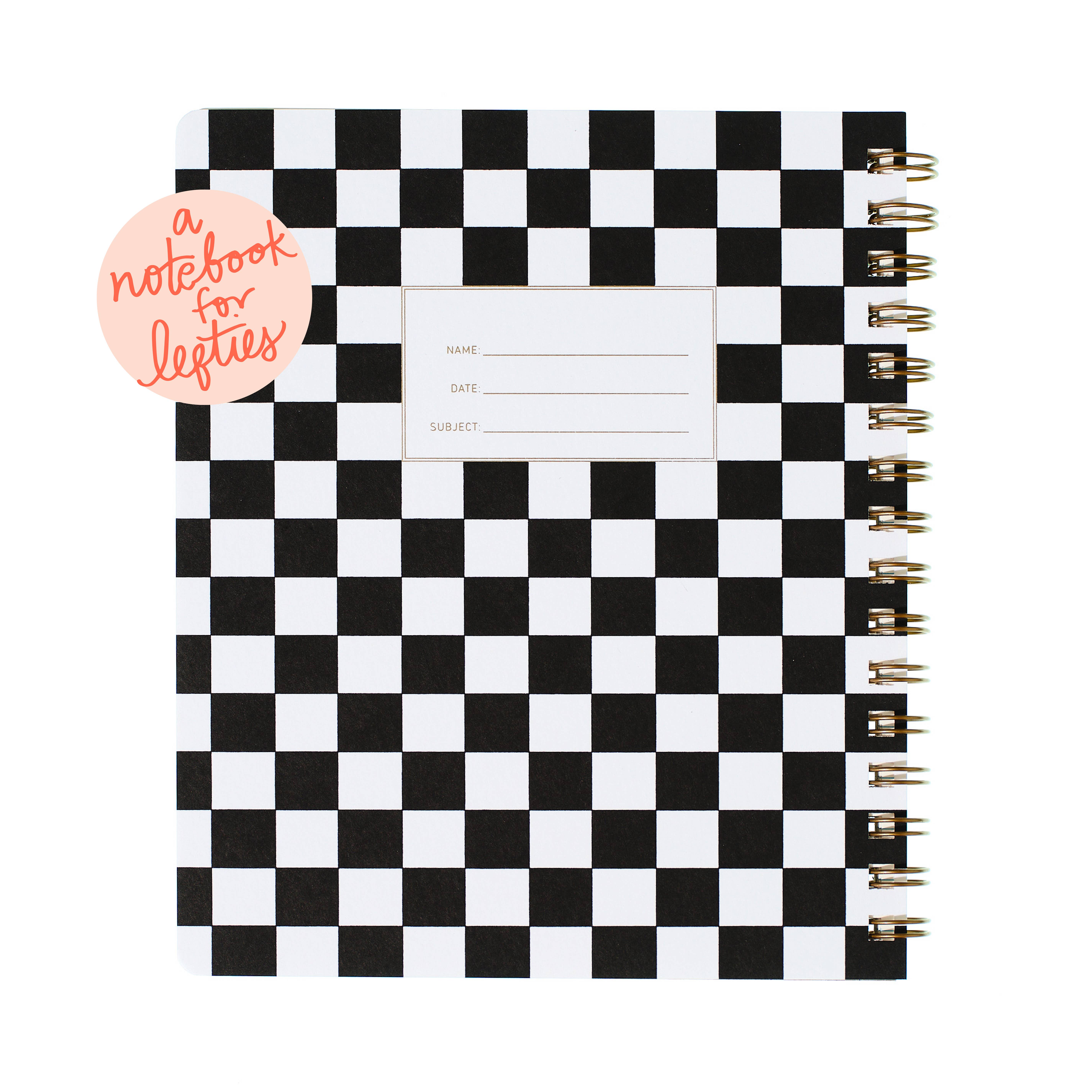 Shorthand Press - Vendita all'ingrosso Quaderni - Taccuino Lefty Standard, a quadretti, nero0