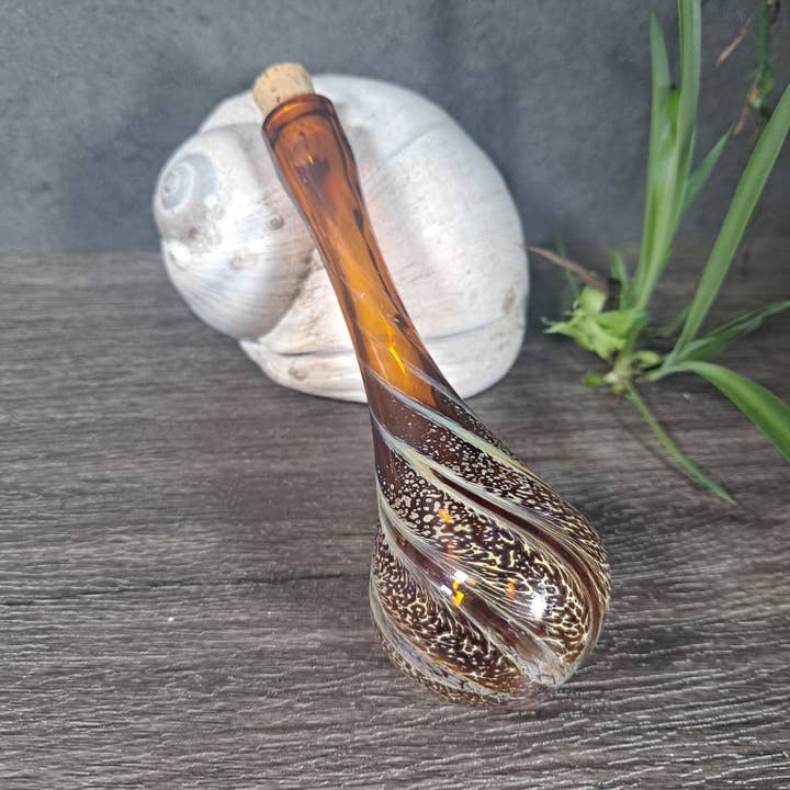 Sunshine Glass Gifts - Wholesale Wine Charm - Handblown Glass Bodice Chiller - Potion Bottle - Renaissance Faire Accessories - Bodice Bottle