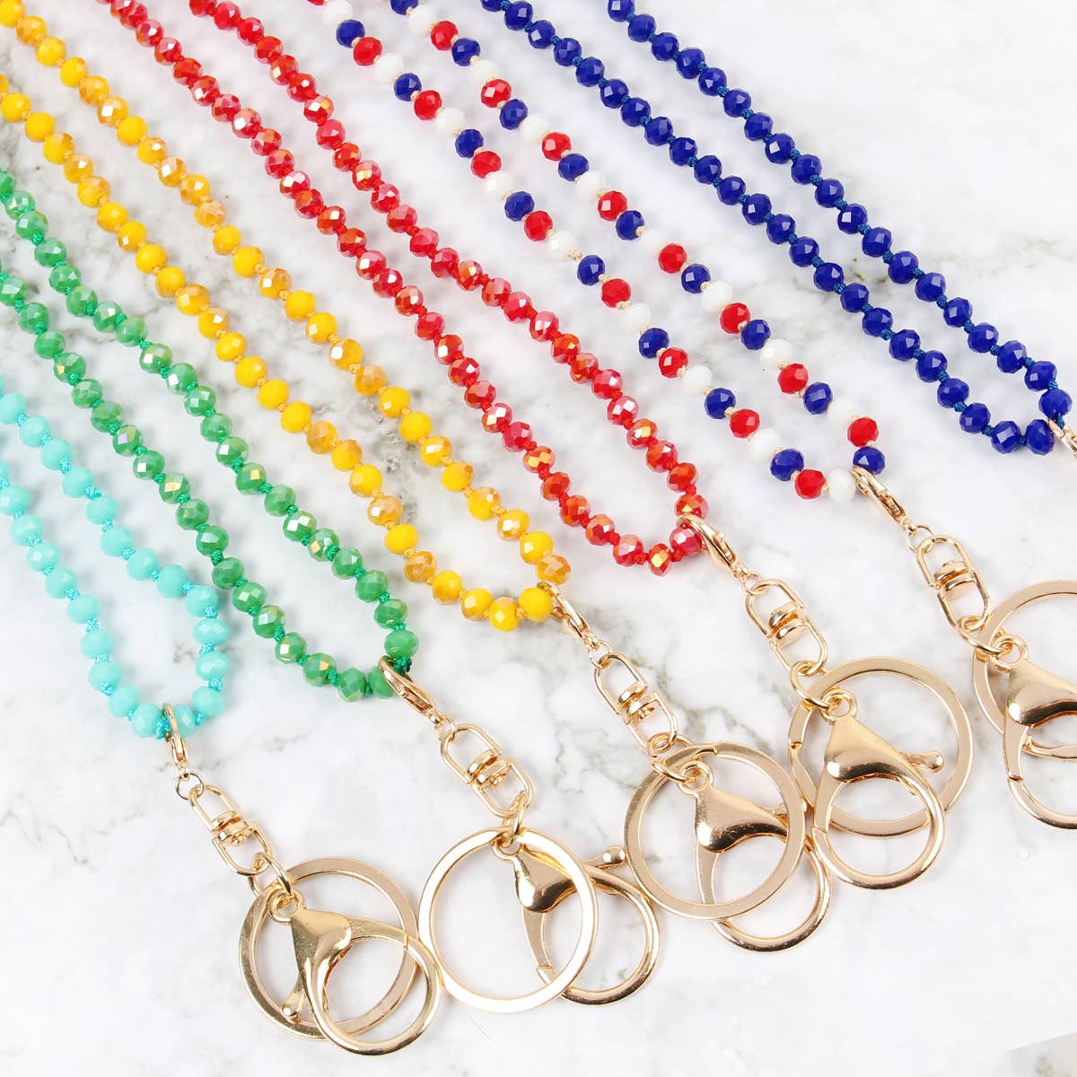 MYS Wholesale Inc - Vente Cordon à lunettes de vue / de soleil – femme - Collier Lanière Perles en verre23