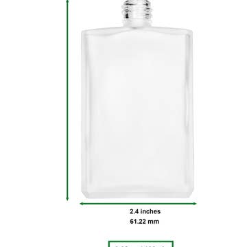 Best Bottles - Wholesale Atomizer Bottle - Elegant Frosted Bottle with Lotion Sprayer - 100ml12