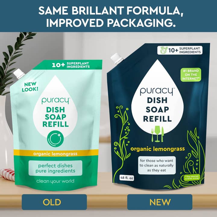 Puracy - Wholesale Dish Soap - Dish Soap 48oz Refill7