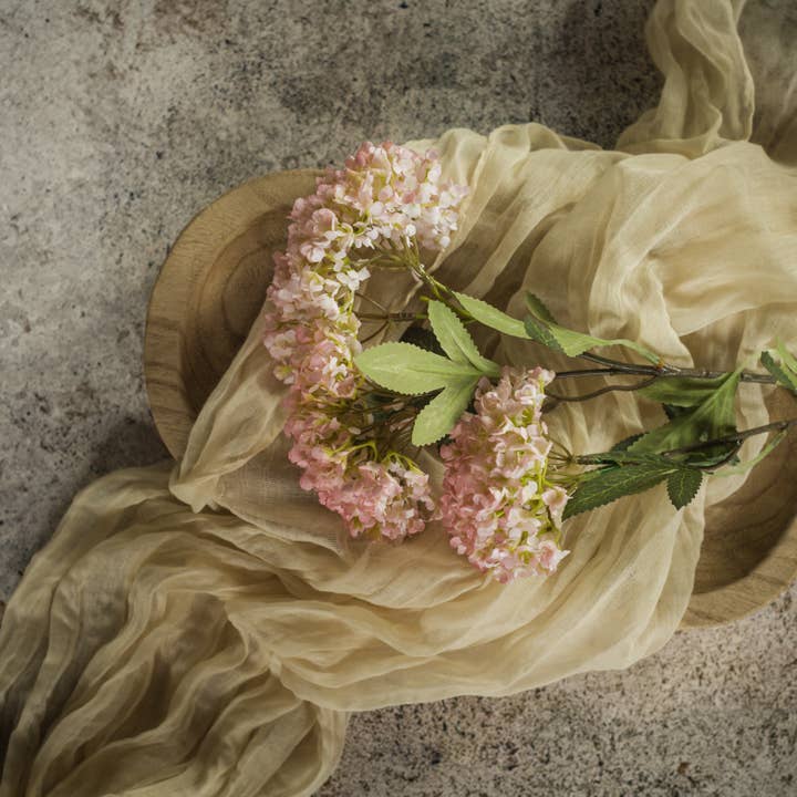 25" PINK HORTENSIA SPRAY for engroshandel hos Ragon House