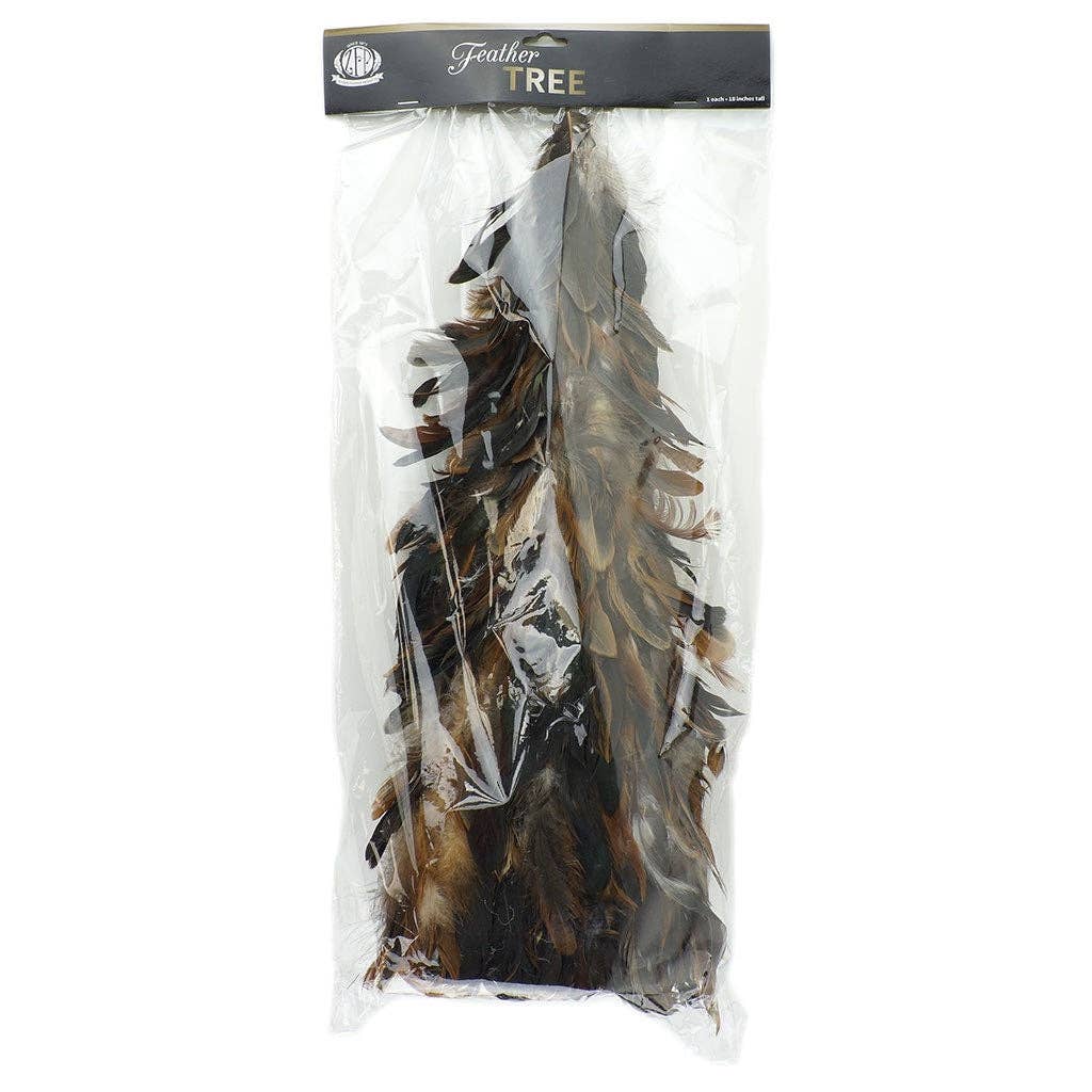Zucker Feather Products - Vendita all'ingrosso Piume - Albero di piume naturali Schlappen 24"3
