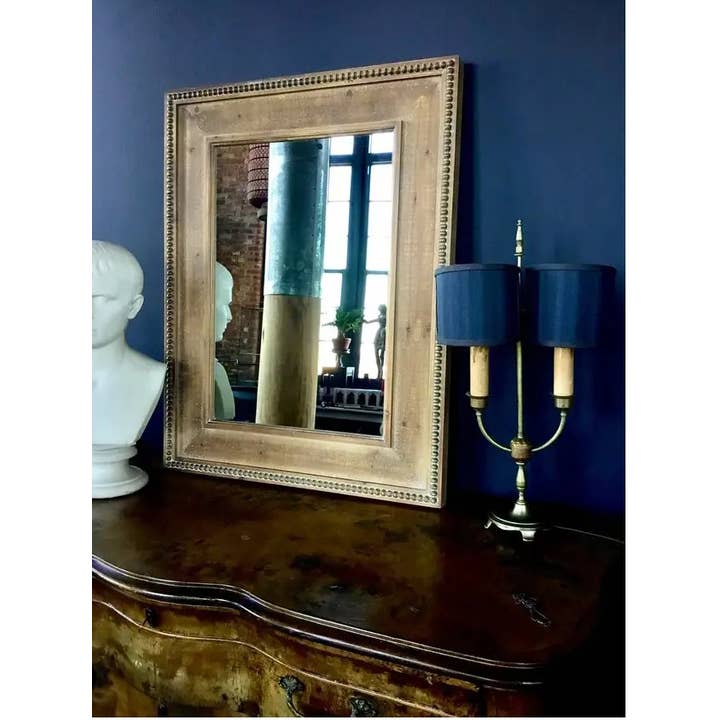 Vagabond Vintage - Wholesale Wall mirror - Wood Beaded Framed Mirror