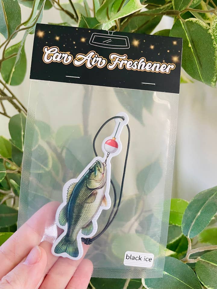 Bass Fish Air Freshener for wholesale by Scents & Shenanigans Co