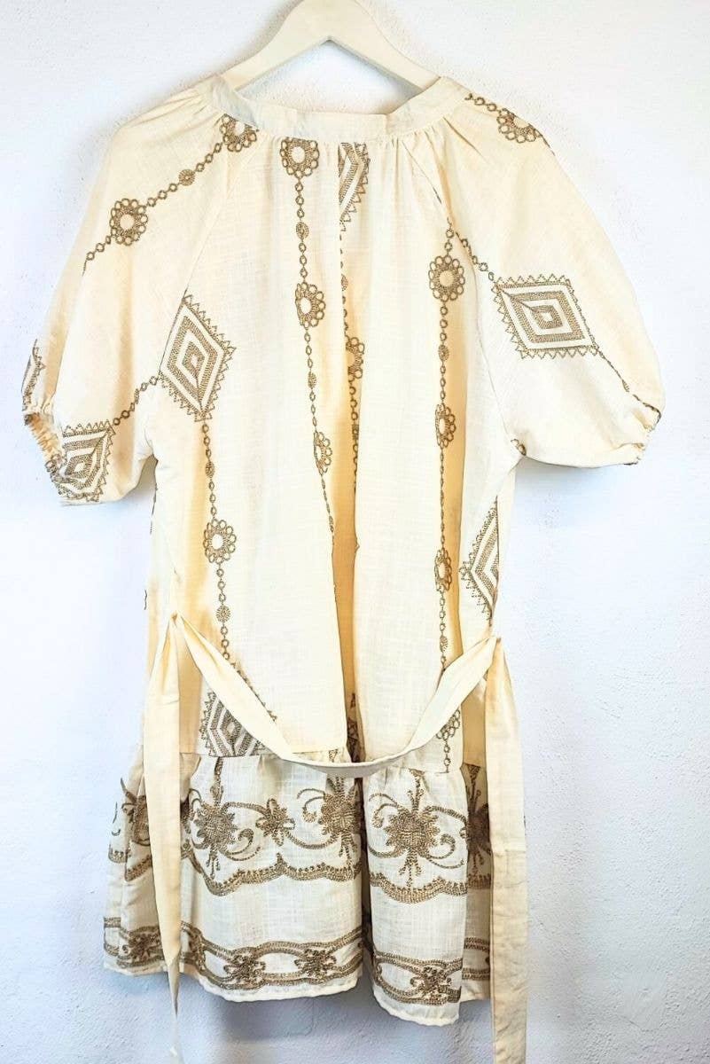 Lula Natura - Wholesale Dress - Women's - GINEVRA BEIGE DRESS2