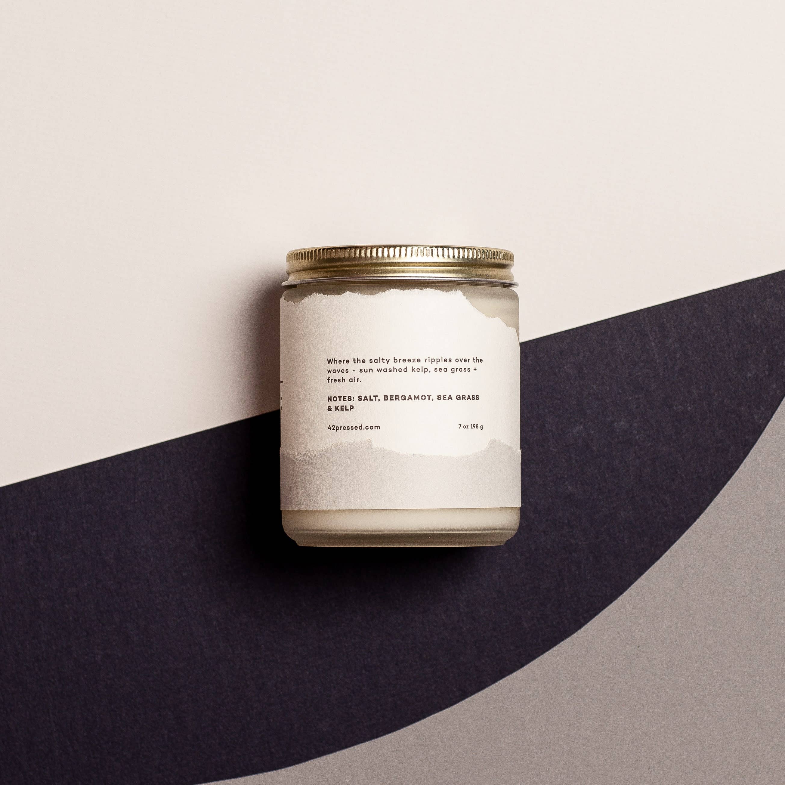 42 Pressed - Wholesale Jar/Filled Candle - Coast Candle1