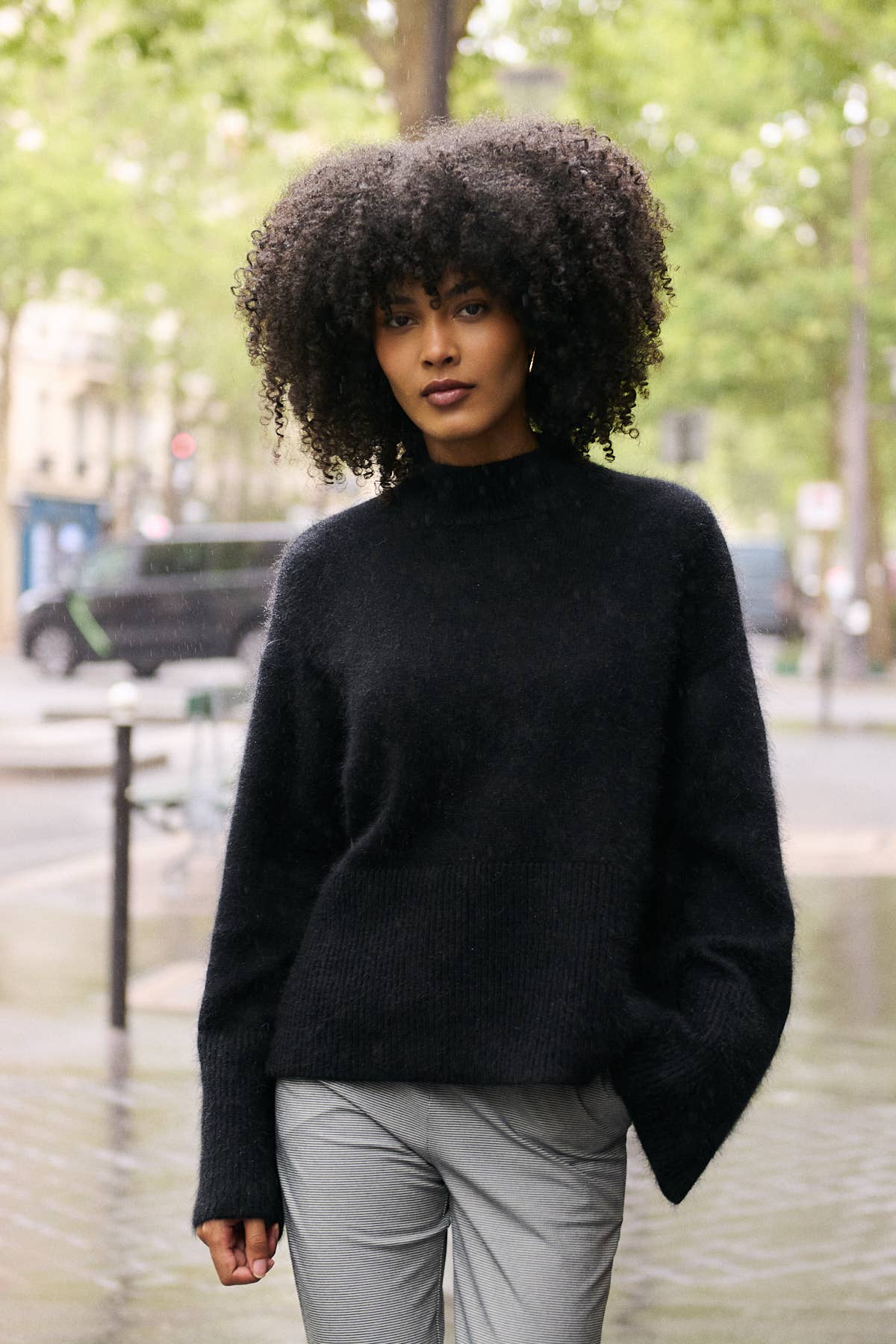 Nathael Paris – wholesale Pullovertröja - Dam – Angorapolo med hög krage16