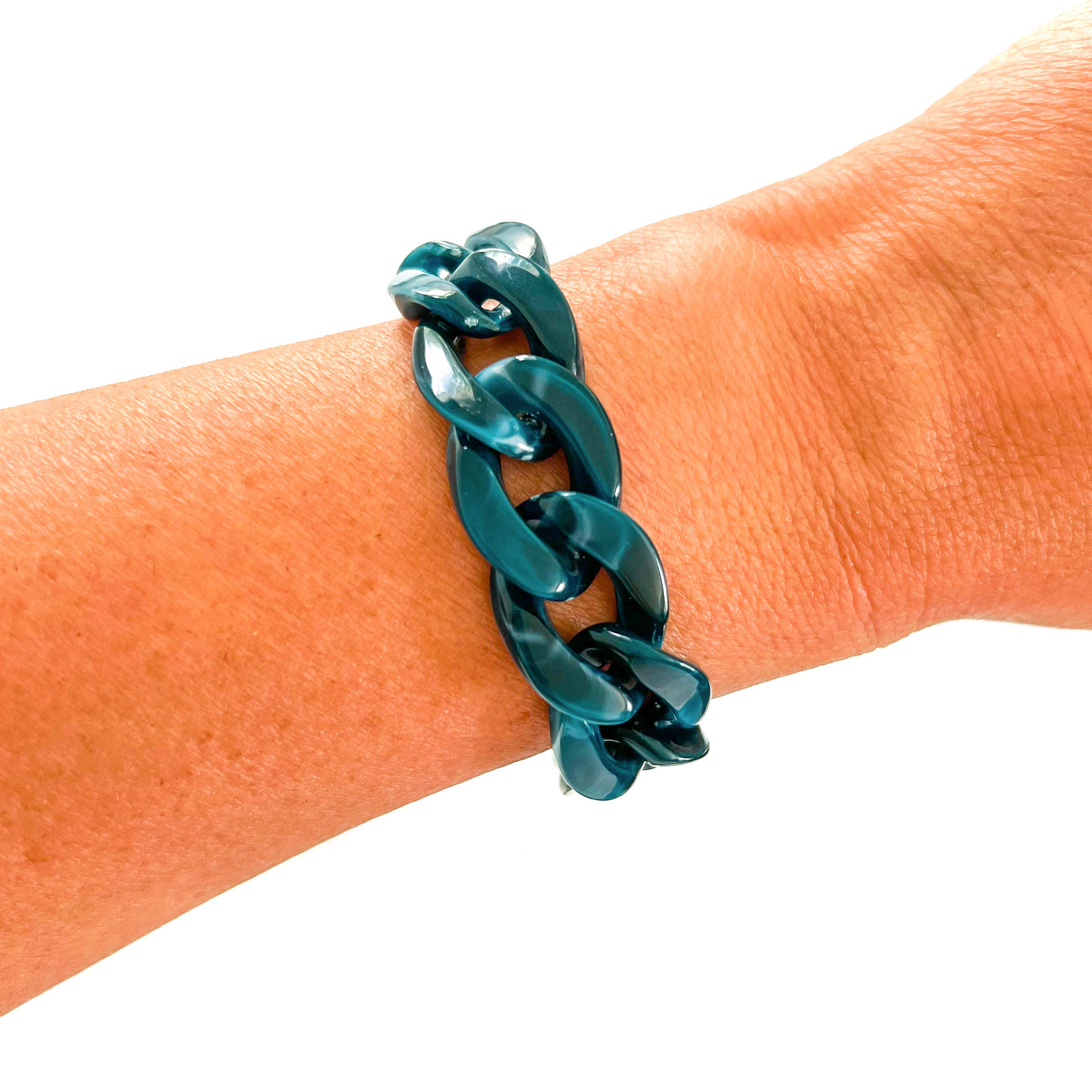 Savvy Bling - Wholesale Link & Chain Bracelet - All Chunky Acrylic Chain Link Bracelet36