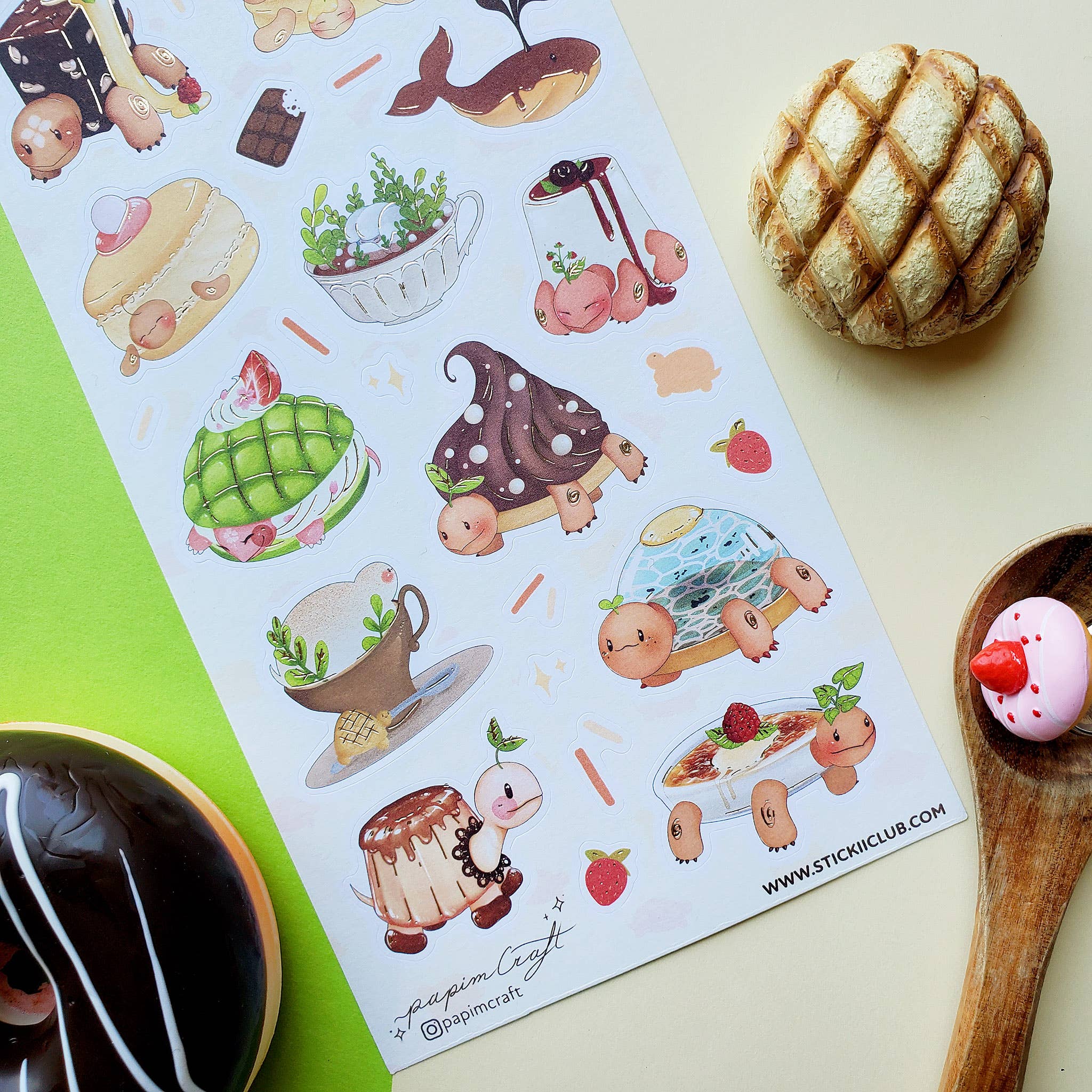 STICKII - Wholesale Sticker - Treat Turtles Sticker Sheet1