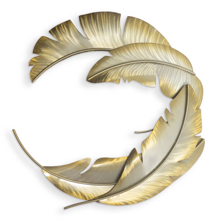 Banana Leaves Gold for wholesale by Copper Art