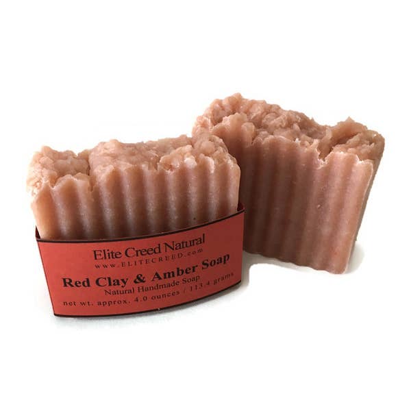 Elite Creed Natural LLC - Wholesale Bar Soap - Red Clay Amber Soap