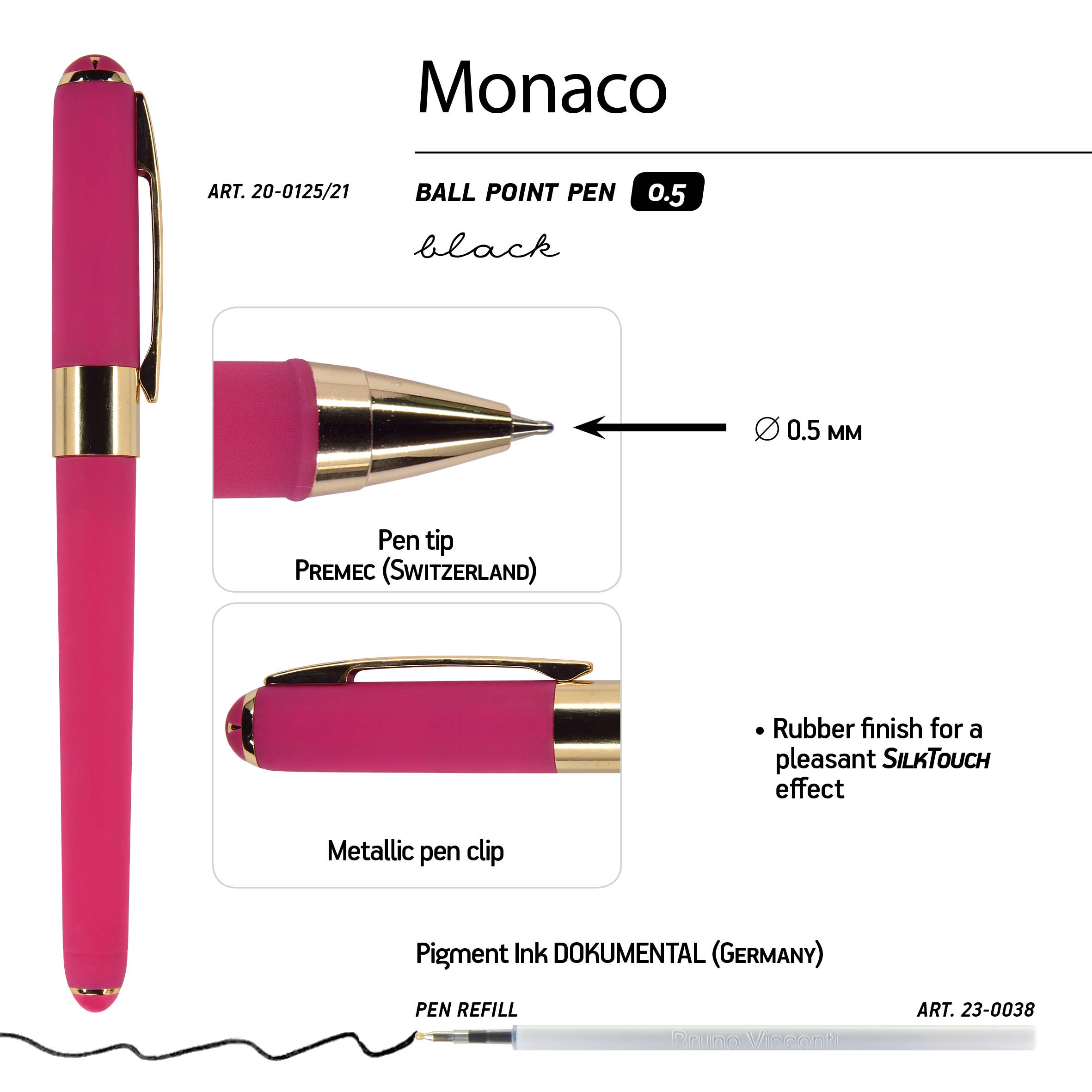 BV by Bruno Visconti - Wholesale Pen - Monaco - Raspberry2