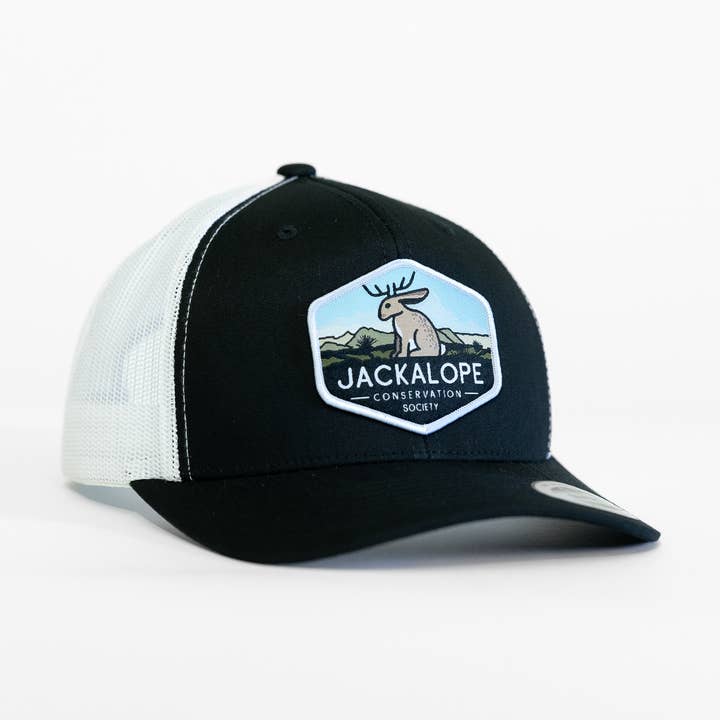 Jackalope Conservation Society Hat | Snapback Trucker Cap for wholesale by Squatchy