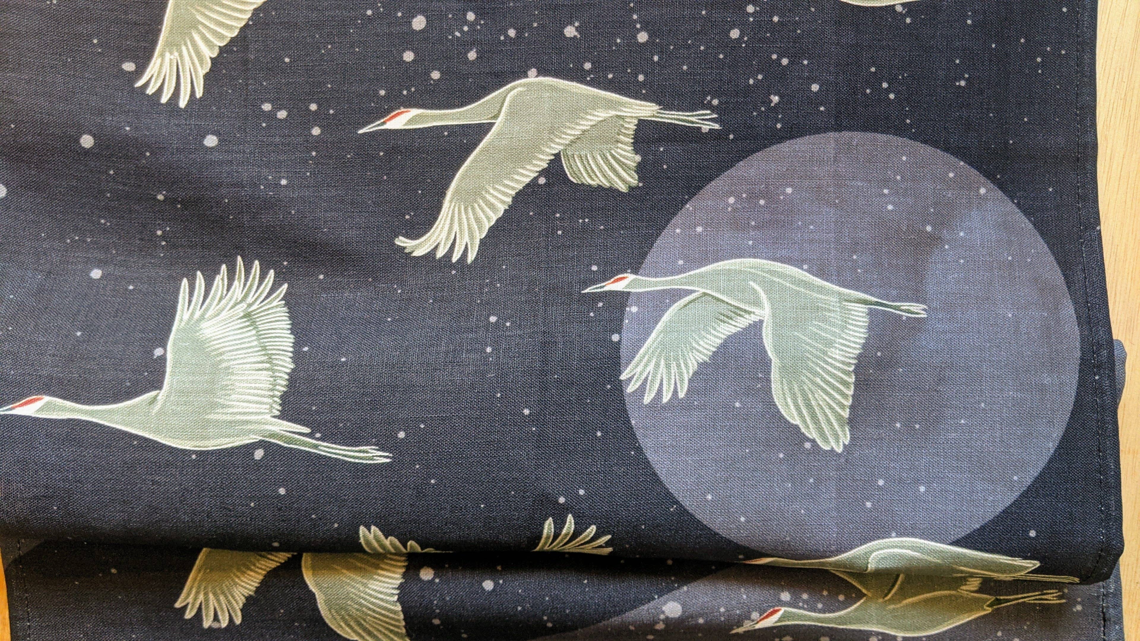 Jen Fox Studio - Wholesale Tea Towel - Sandhill Cranes at Dusk Tea Towel1