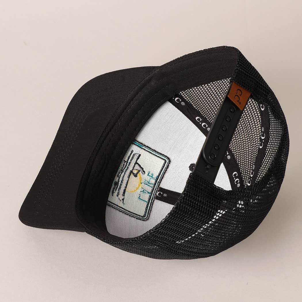 Fashion City - Wholesale Trucker pet - Heren - LAKETIME baseballpet met geborduurde patch voor heren met mesh-achterkant9