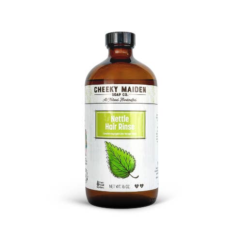 All-Natural Nettle Hair Rinse for wholesale by Cheeky Maiden Soap Co