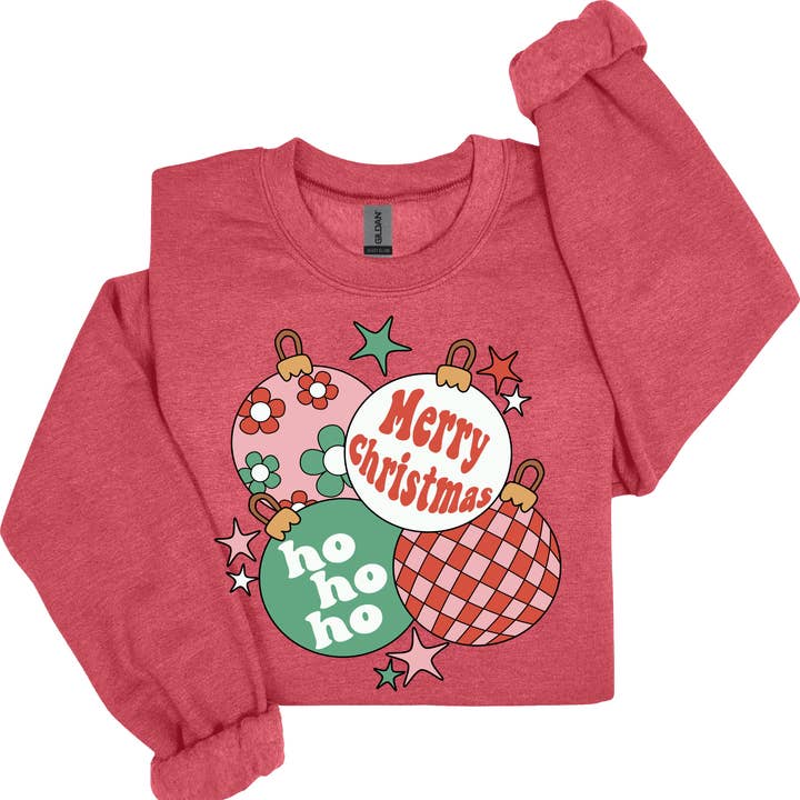 Trendy Christmas Ornament Tee/Sweatshirt for wholesale by Ally Co