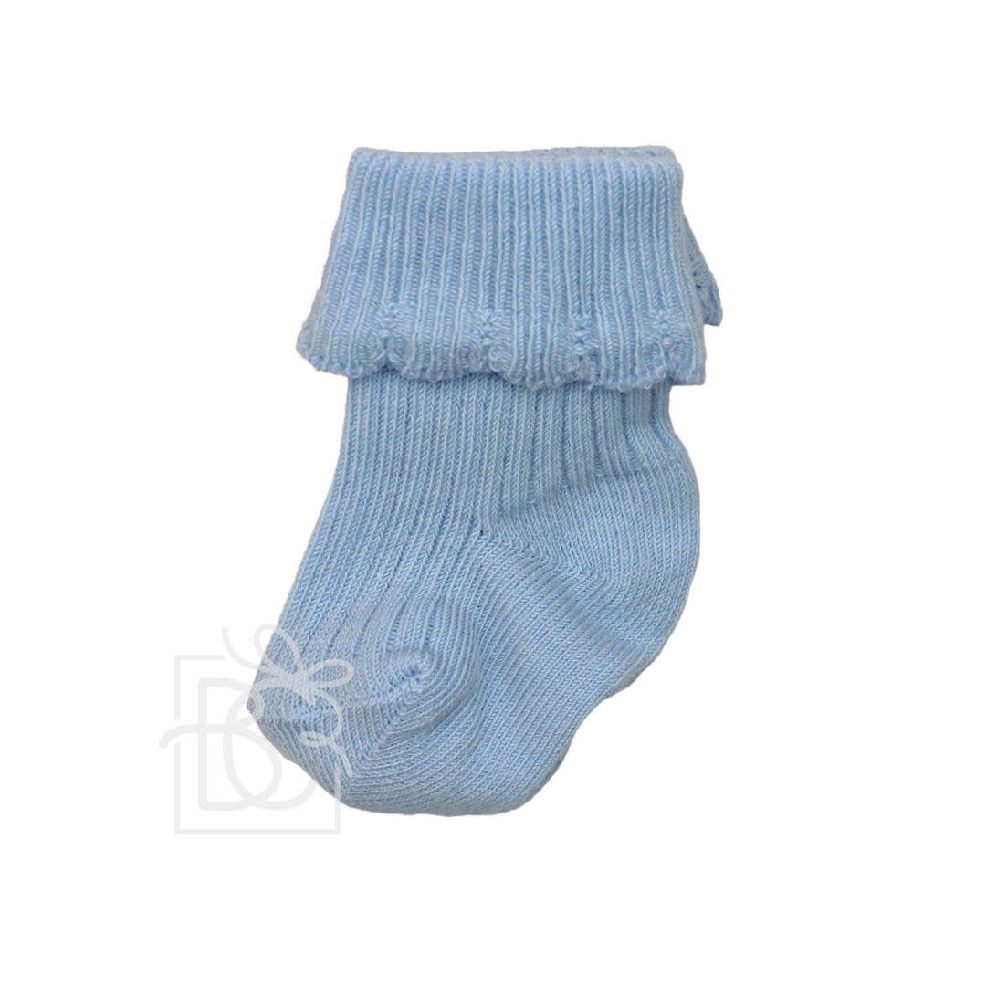 Carlomagno - Wholesale Socks - Baby - Folded Cuff Newborn Scottish Yarn Socks2
