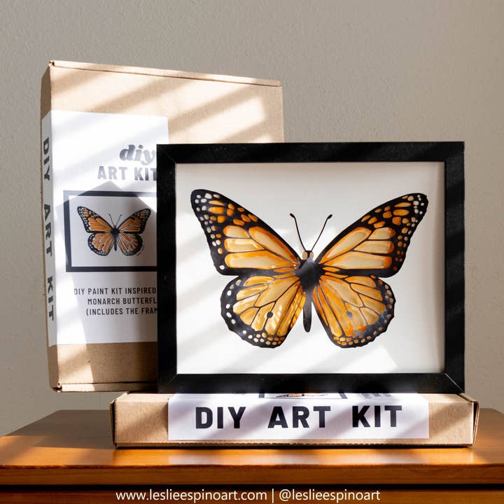 DIY Art Kit: Monarch Butterfly for wholesale by Leslie Espino Art