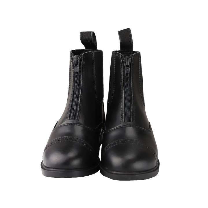 Grewal Equestrian - Wholesale Boots - Kids - Children's Zip Up Synthetic Paddock Boots3