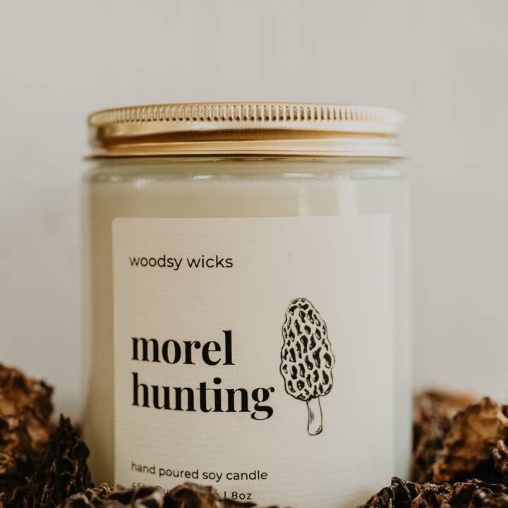 Woodsy Wicks – Engroshandel Glaslys – Morel Jagtlys - Champignon - Petrichor