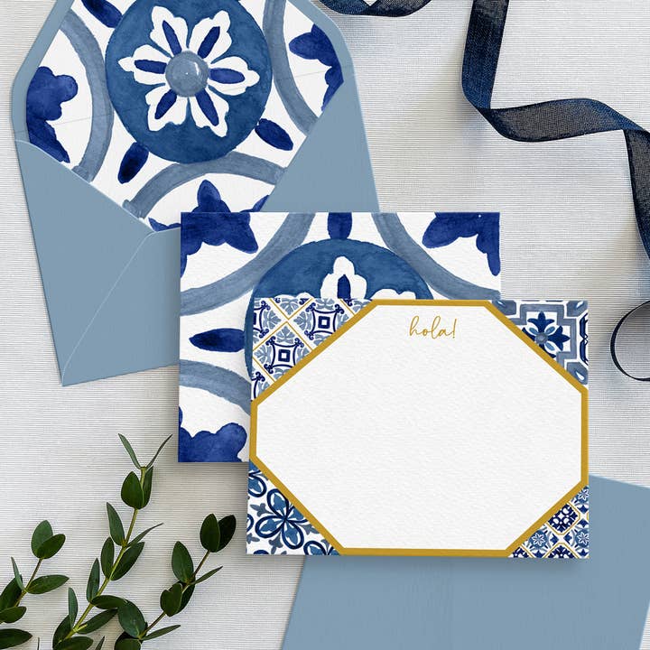 Cartes de notes Talavera pour la vente par Crafty Paper Co.