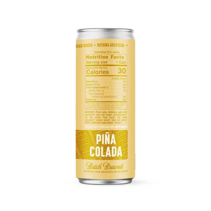 Good Wolf Beverages - Wholesale Soda/Carbonated Drink - Piña Colada Probiotic Soda - No Added Sugar; Hand-Crafted2