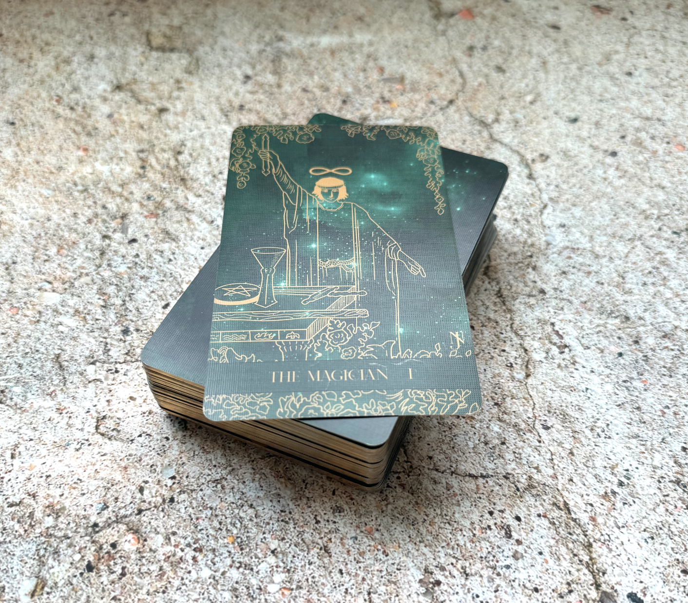 NOLA JAMES - Wholesale Tarot Cards - Emerald Moonlight Tarot Cards- Based on Rider Waite Tarot5