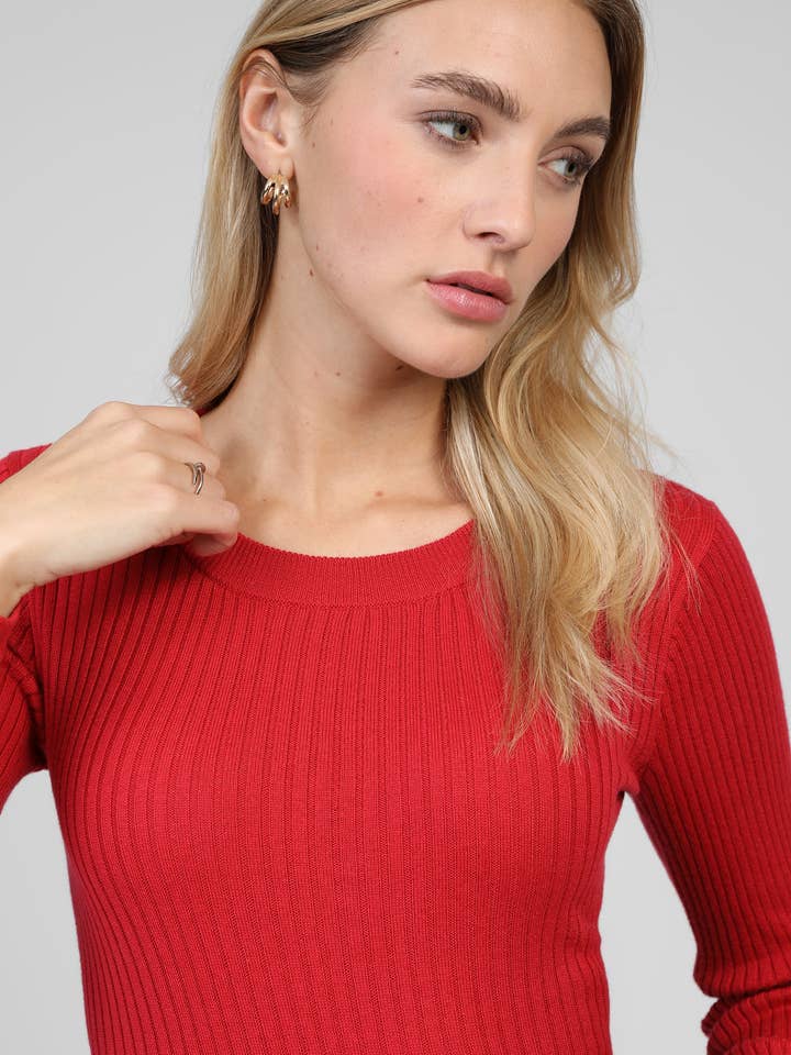 An'ge – Pulôver - Mulher por atacado – PULL LESIENOU vermelho1