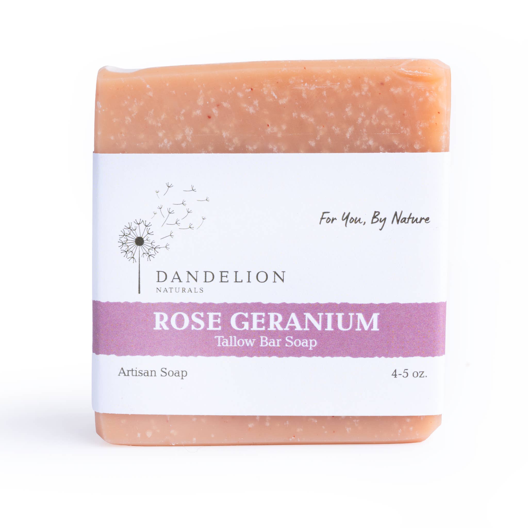 Dandelion Naturals - Wholesale Bar Soap - Rose Geranium Tallow Bar Soap | Tallow Skin Care | Bar Soap 1