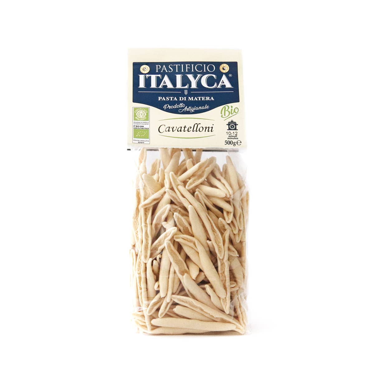 Italyca – Engroshandel Pasta – CAVATELLONI ITALYCA 100% ITALIENSK ØKOLOGISK HÅNDVÆRKSPASTA 1